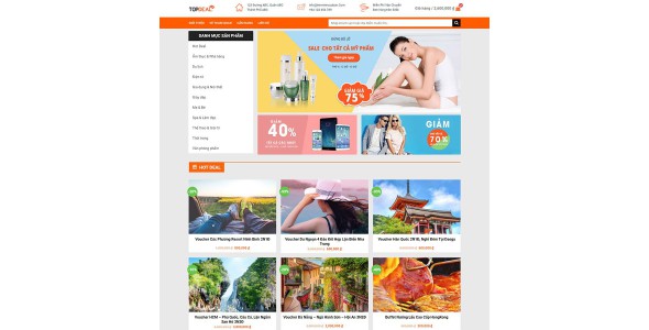 Theme wordpress bán voucher giảm giá