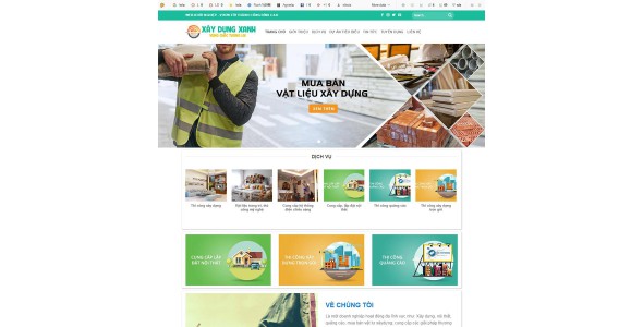 Theme wordpress xây dựng