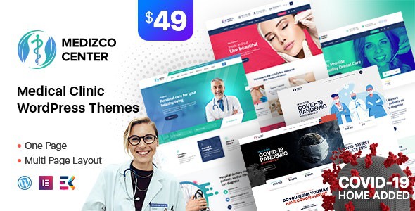 Medizco - Medical Health &amp;amp;amp;amp; Dental Care Clinic WordPress Theme