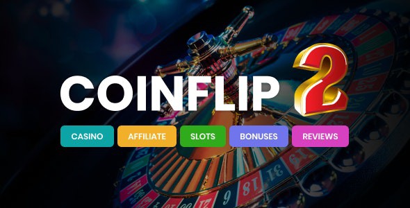 Coinflip - Casino Affiliate &amp;amp;amp; Gambling WordPress Theme