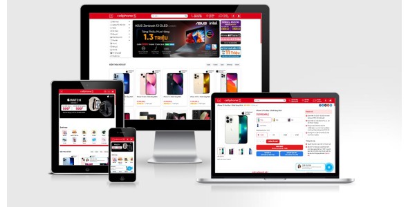 Theme WordPress bán điện thoại mẫu số 4 – CellphoneS