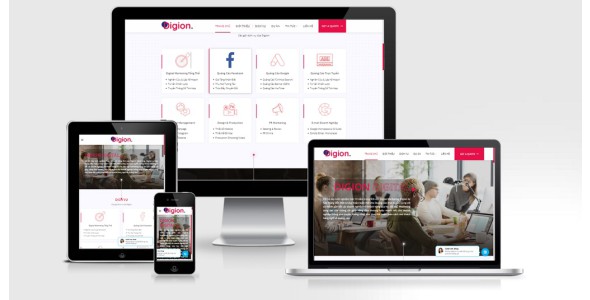 Theme WordPress công ty Agency Digital Marketing Online – DigiOn