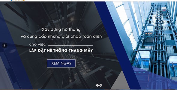 Mẫu web thang máy