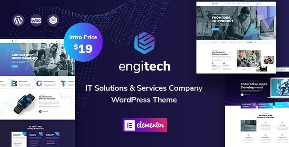 Engitech IT Solutions &amp; Services WordPress Theme
