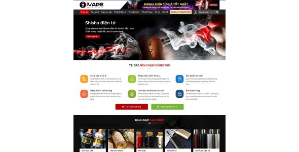 Theme wordpress bán vape