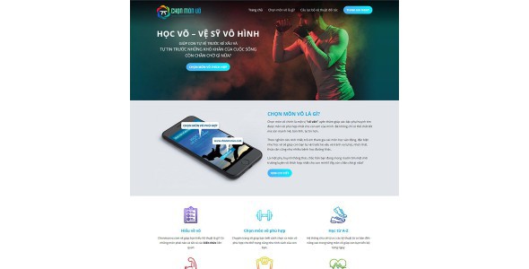 Theme wordpress võ thuật 01