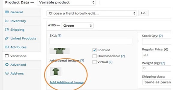 WooCommerce Additional Variation Images