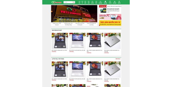 Theme wordpress Flatsome bán laptop 01