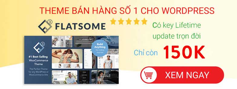 Flatsome theme bán hàng số 1